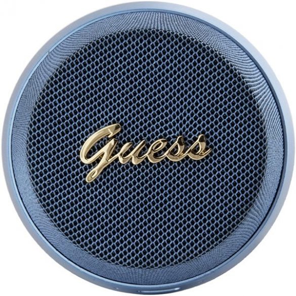 Guess głośnik Bluetooth GUWSC3ALSMB Stand difuzor niebieski/albastru Magnetic Script Metal