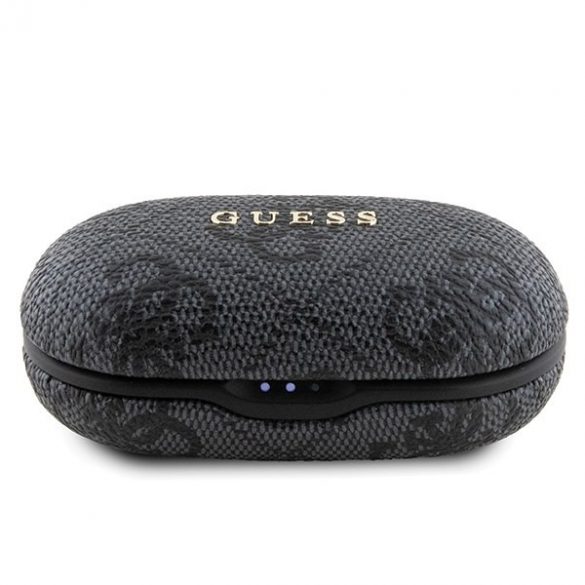 Guess słuchawki Bluetooth GUTWSP4EGK TWS + stacja dokująca ENC czarny/black 4G Metal