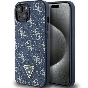 Guess GUHCP15MPG4GPB iPhone 15 Plus / 14 Plus 6.7" albastru/albastruhard Husă 4G Triangle Metal Logo