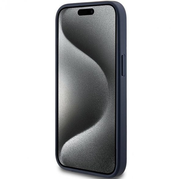 Guess GUHCP15MPG4GPB iPhone 15 Plus / 14 Plus 6.7" albastru/albastruhard Husă 4G Triangle Metal Logo