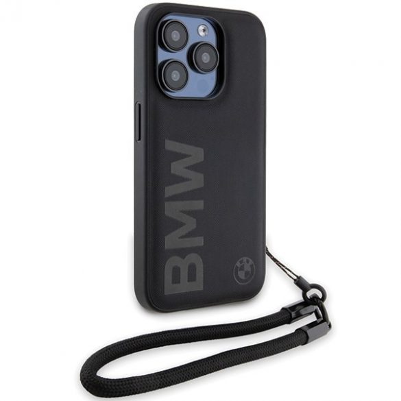 BMW BMHCP15L23RMRLK iPhone 15 Pro 6.1" husă rigidă, neagră/czarny