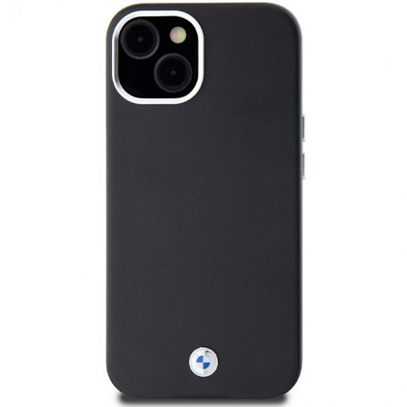 BMW BMHMP14S23PUFWK iPhone 14 / 15 / 13 6.1" czarny/negru Signature Wrapped Metal MagSafe