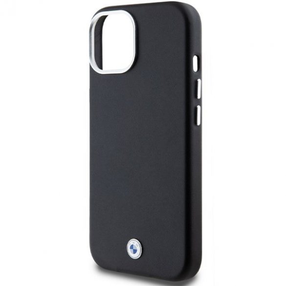 BMW BMHMP14S23PUFWK iPhone 14 / 15 / 13 6.1" czarny/negru Signature Wrapped Metal MagSafe