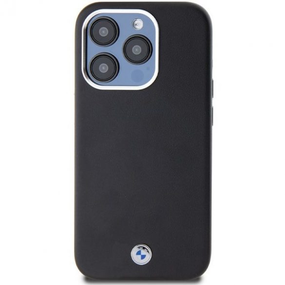 BMW BMHMP14L23PUFWK iPhone 14 Pro 6.1" negru/negru Semnătură învelită în metal MagSafe