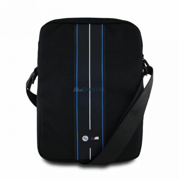 BMW BMTB10COMPVSKL Nylon Blue Stripe husă universală pentru tablete 10" - negru