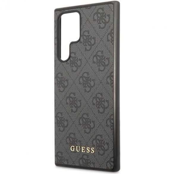 Guess GUHCS24LG4GFGR S24 Ultra S928 carcasă rigidă czarny/negru 4G Metal Gold Logo