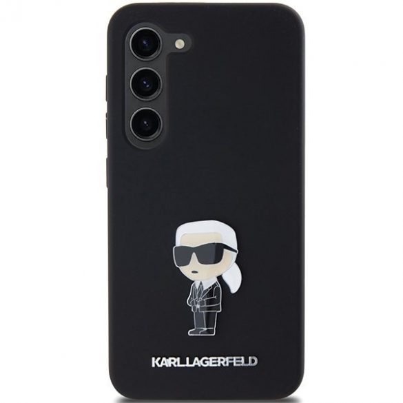 Karl Lagerfeld KLHCS23SSMHKNPK S23 S911 czarny/negru Silicon Ikonik Metal Pin