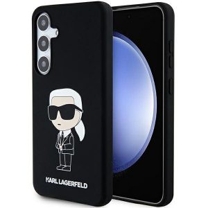 Karl Lagerfeld KLHCS24SSNIKBCK S24 S921 hardcase czarny/negru Silicon Ikonik