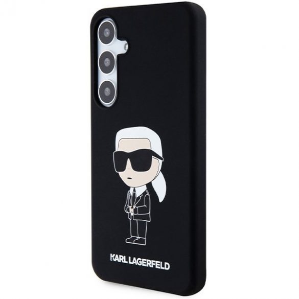 Karl Lagerfeld KLHCS24MSNIKBCK S24+ S926 hardcase czarny/negru Silicon Ikonik