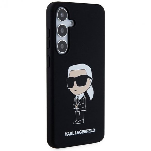 Karl Lagerfeld KLHCS24MSNIKBCK S24+ S926 hardcase czarny/negru Silicon Ikonik