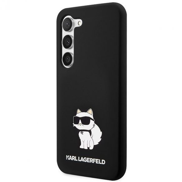 Karl Lagerfeld KLHCS24SSNCHBCK S24 S921 carcasă rigidă czarny/negru Silicon Choupette