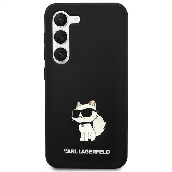 Karl Lagerfeld KLHCS24SSNCHBCK S24 S921 carcasă rigidă czarny/negru Silicon Choupette