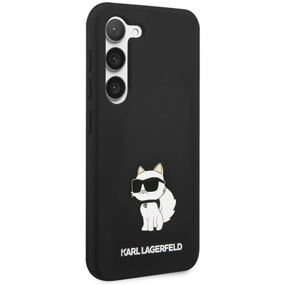 Karl Lagerfeld KLHCS24SSNCHBCK S24 S921 carcasă rigidă czarny/negru Silicon Choupette