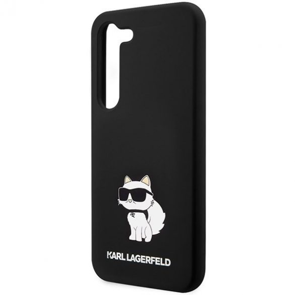 Karl Lagerfeld KLHCS24MSNCHBCK S24+ S926 hardcase czarny/negru Silicon Choupette