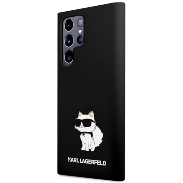 Karl Lagerfeld KLHCS24LSNCHBCK S24 Ultra S928 hardcase czarny/negru Silicon Choupette