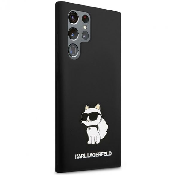 Karl Lagerfeld KLHCS24LSNCHBCK S24 Ultra S928 hardcase czarny/negru Silicon Choupette