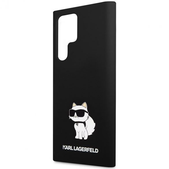 Karl Lagerfeld KLHCS24LSNCHBCK S24 Ultra S928 hardcase czarny/negru Silicon Choupette