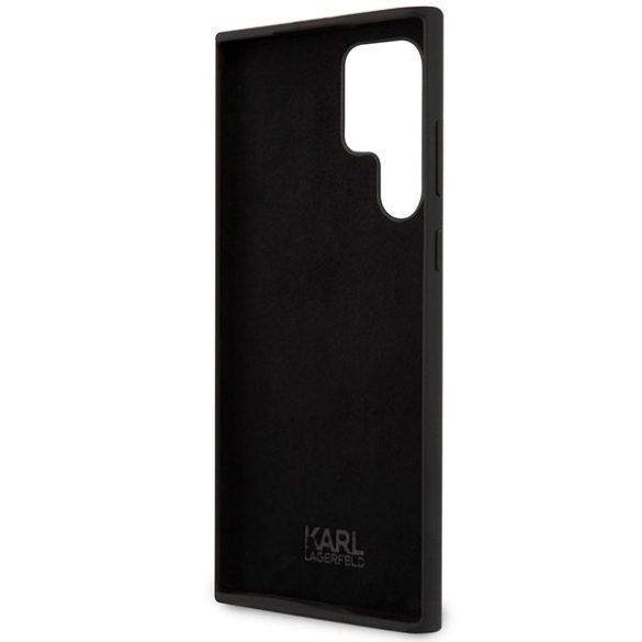 Karl Lagerfeld KLHCS24LSNCHBCK S24 Ultra S928 hardcase czarny/negru Silicon Choupette