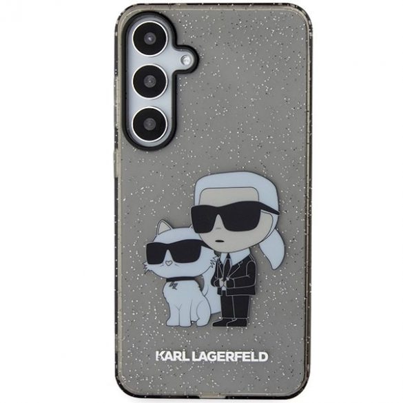 Karl Lagerfeld KLHCS24MHNKCTGK S24+ S926 czarny/negru hardcase Glitter Karl&Choupette