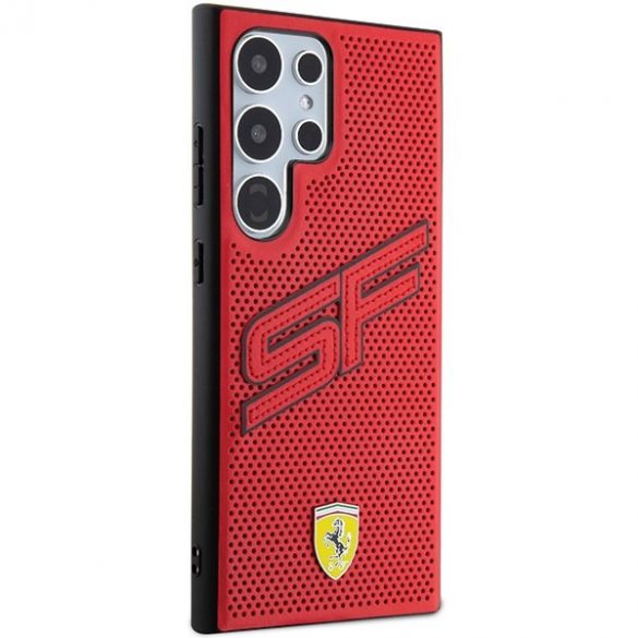 Ferrari FEHCS24LPINR S24 Ultra S928 roșu/roșu hard Husă Big SF Perforat