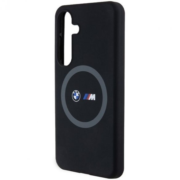 BMW BMHMS24S23SROK S24 S921 carcasă rigidă neagră M Inel imprimat silicon MagSafe