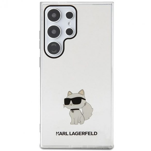 Karl Lagerfeld KLHCS24LHNCHTCT S24 Ultra S928 cutie rigidă transparentă IML Choupette