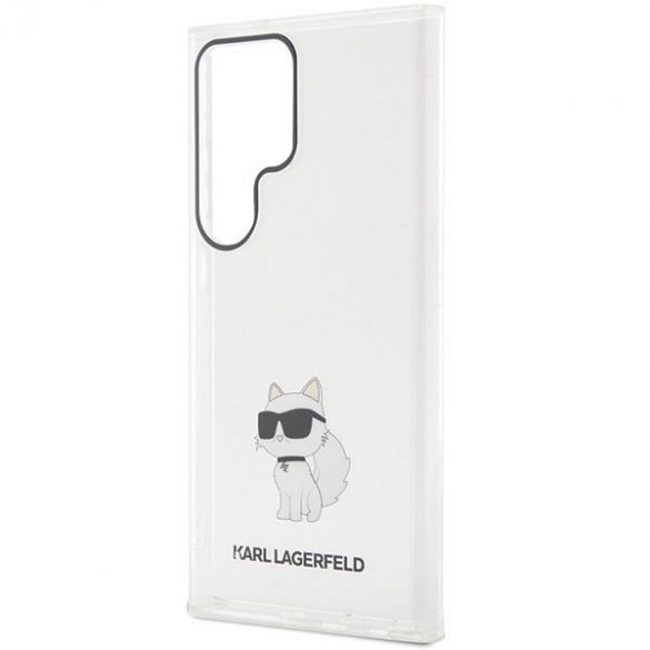 Karl Lagerfeld KLHCS24LHNCHTCT S24 Ultra S928 cutie rigidă transparentă IML Choupette