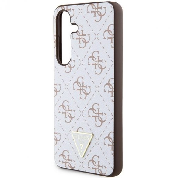 Guess GUHCS24SPG4GPH S24 S921 biały/alb hardcase 4G Triangle