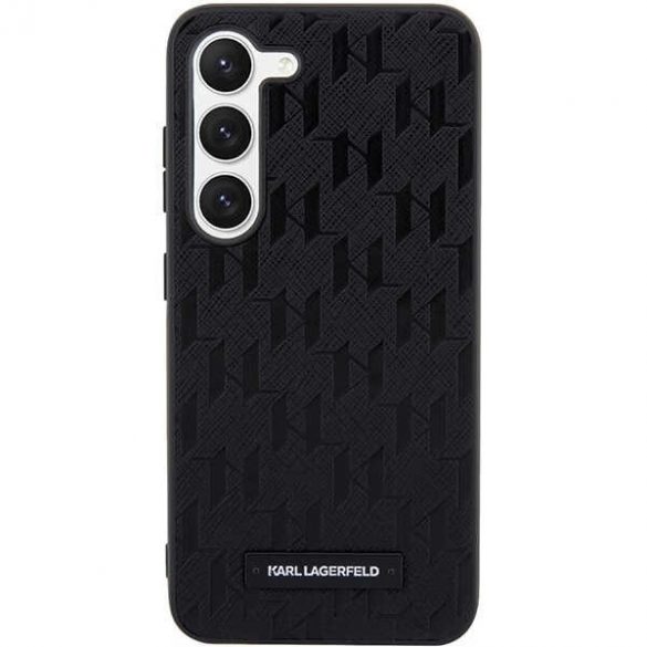 Karl Lagerfeld KLHCS24MSAKLHPK S24+ S926 hardcase czarny/negru Saffiano Mono Metal Logo