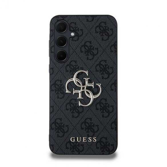 Guess GUHCSA354GMGGR A35 A356 carcasă rigidă neagră 4G Big Metal Logo