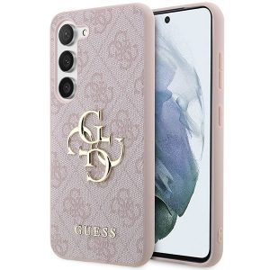 Guess GUHCSA554GMGPI A55 A556 rożowy/roz hardcase 4G Big Metal Logo