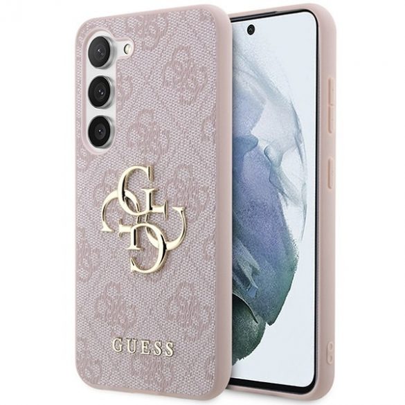 Guess GUHCSA554GMGPI A55 A556 rożowy/roz hardcase 4G Big Metal Logo