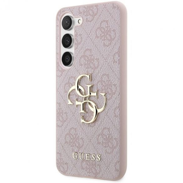 Guess GUHCSA554GMGPI A55 A556 rożowy/roz hardcase 4G Big Metal Logo