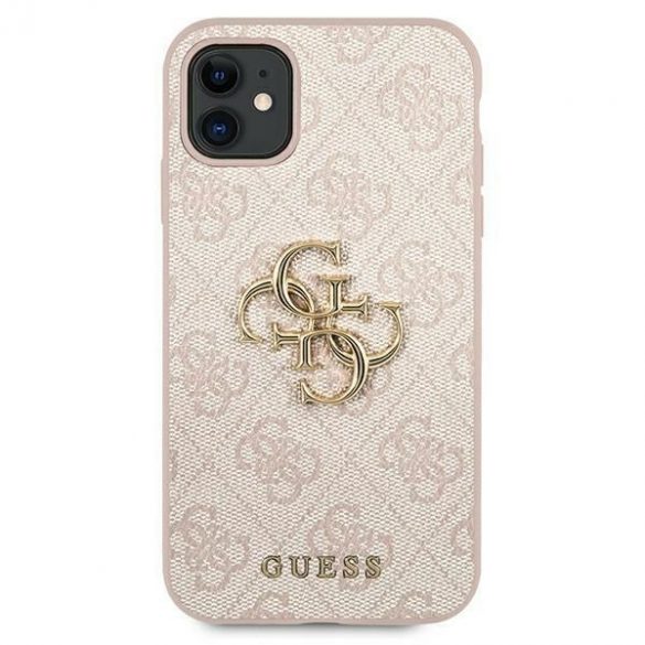 Guess GUHCSA554GMGPI A55 A556 rożowy/roz hardcase 4G Big Metal Logo