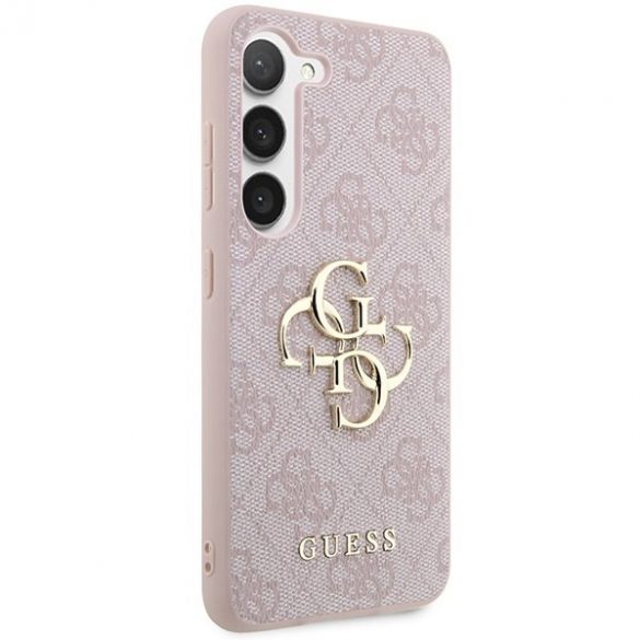 Guess GUHCSA554GMGPI A55 A556 rożowy/roz hardcase 4G Big Metal Logo