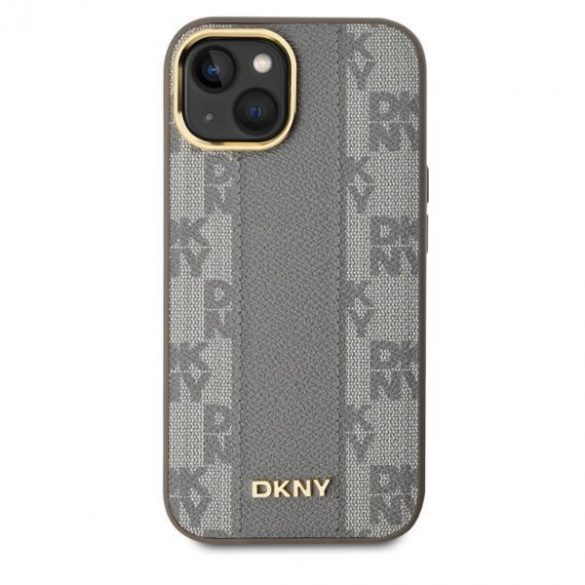 DKNY DKHMP15SPCPVSLE Carouri din piele Mono model MagSafe Hardcase iPhone 15 - bej