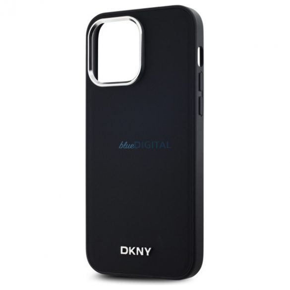 DKNY DKHMP14XPSCMCLK Carcasă rigidă compatibilă MagSafe cu logo simplu pentru iPhone 14 Pro Max - negru