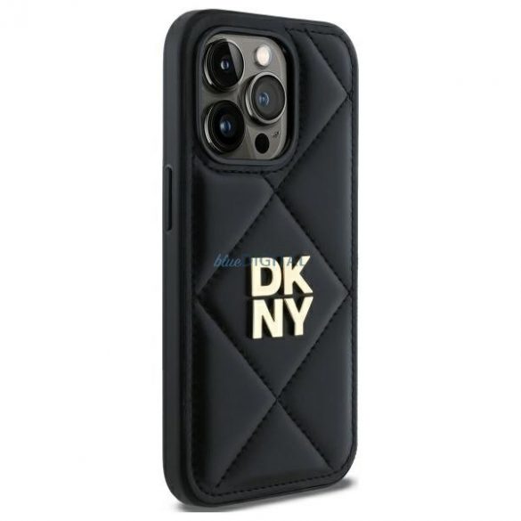 DKNY DKHCP14XPQDSLK Caz matlasat Stack Logo iPhone 14 Pro Max - Negru