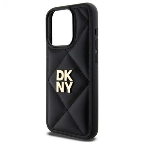 DKNY DKHCP15XPQDSLK Caz matlasat Stack Logo iPhone 15 Pro Max - Negru