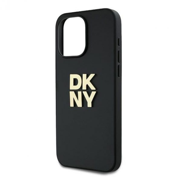 DKNY DKHCP15XPBSWSK iPhone 15 Pro Max 6,7" carcasă rigidă/neagră Curea pentru încheietură Logo stoc