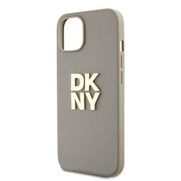 DKNY DKHCP15SPBSWSE iPhone 15 / 14 / 13 6.1" beżowy/bej Hardcase Curea pentru încheietură Logo stoc