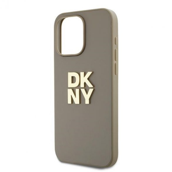 DKNY DKHCP15XPBSWSE iPhone 15 Pro Max 6,7" beżowy/bej Hardcase Curea de mână Logo stoc