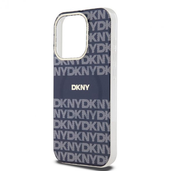 DKNY DKHMP15XHRHSEB iPhone 15 Pro Max 6,7" niebieski/albastru hardcase IML Mono & Stripe MagSafe