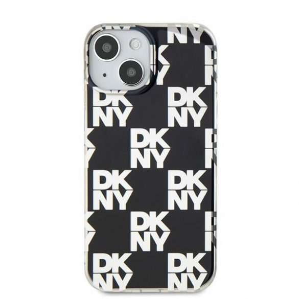 DKNY DKHCP15SHDLCEK iPhone 15 / 14 / 13 6.1" carcasă/negru hardcase IML în carouri mono model