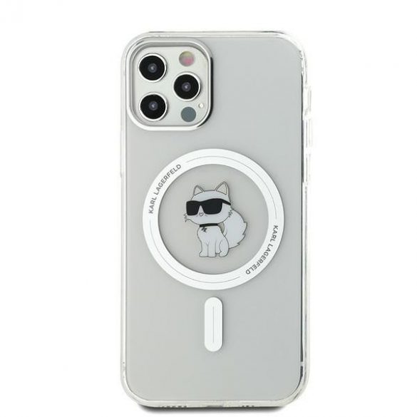 Karl Lagerfeld KLHMP12MHFCCNOT iPhone 12/12 Pro 6,1" husă rigidă transparentă IML Choupette MagSafe