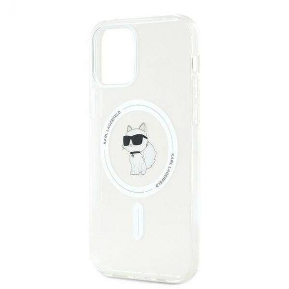 Karl Lagerfeld KLHMP12MHFCCNOT iPhone 12/12 Pro 6,1" husă rigidă transparentă IML Choupette MagSafe