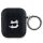 Karl Lagerfeld KLA2PGCHPK Husa AirPods 1/2 negru/negru Monogram Choupette Head