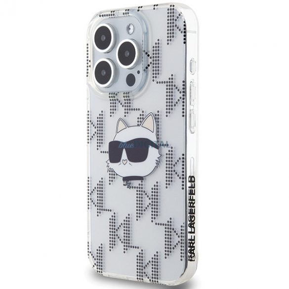 Karl Lagerfeld KLHCP15LHKLPCHT iPhone 15 Pro 6,1" husă rigidă transparentă IML Choupette Head & Monogram