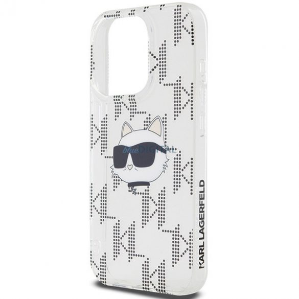 Karl Lagerfeld KLHCP15LHKLPCHT iPhone 15 Pro 6,1" husă rigidă transparentă IML Choupette Head & Monogram