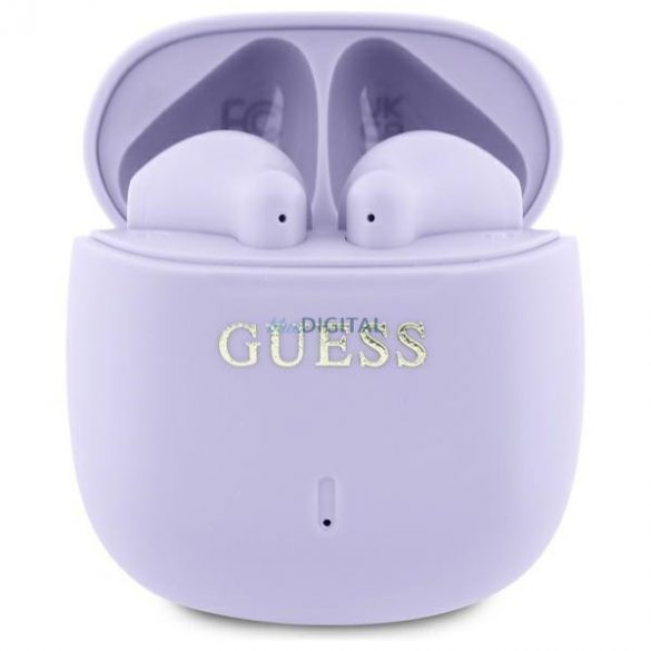 Guess GUTWSJ14ESGU Imprimate Classic Logo TWS Căști fără fir Bluetooth - violet